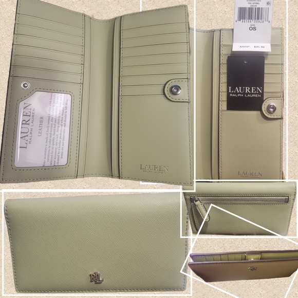 Lauren Ralph Lauren Handbags - Lauren Ralph Lauren Sage Green Wallet